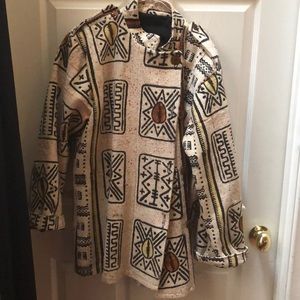 Jacket. African print button up
